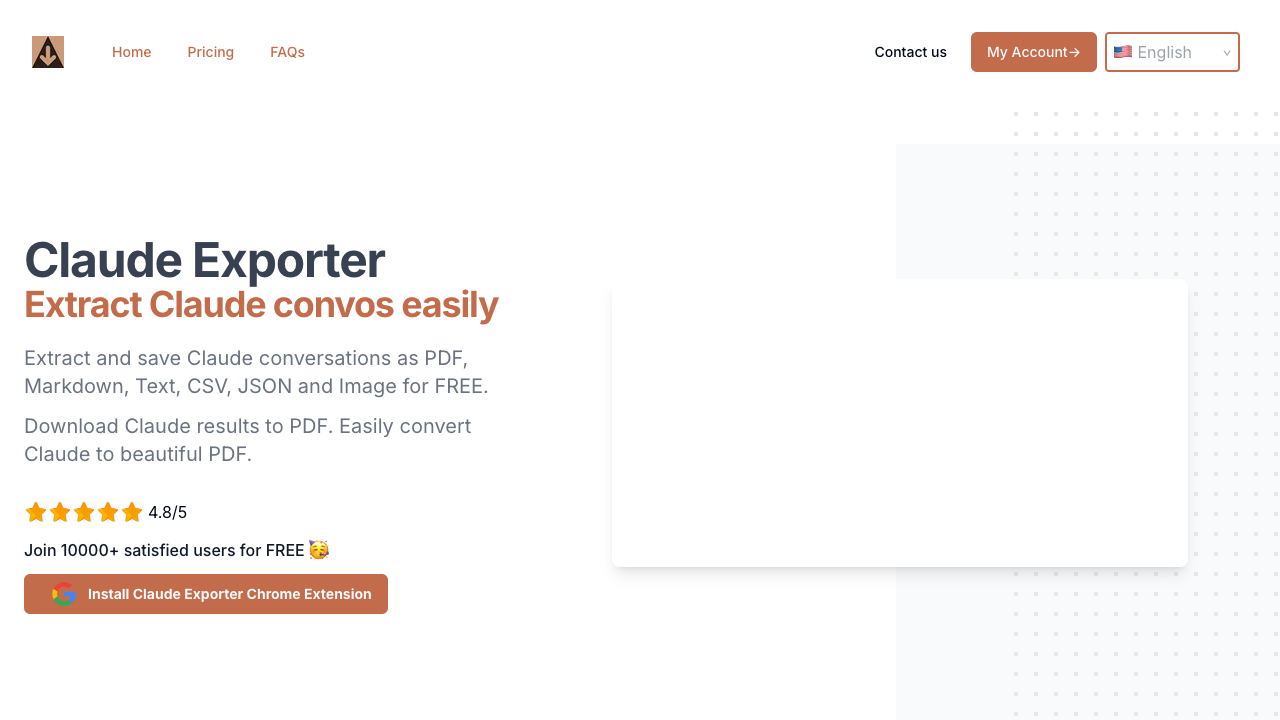 Claude Exporter - Save and Customize Your Claude Chats as PDF, Markdown, and More Claude export customization