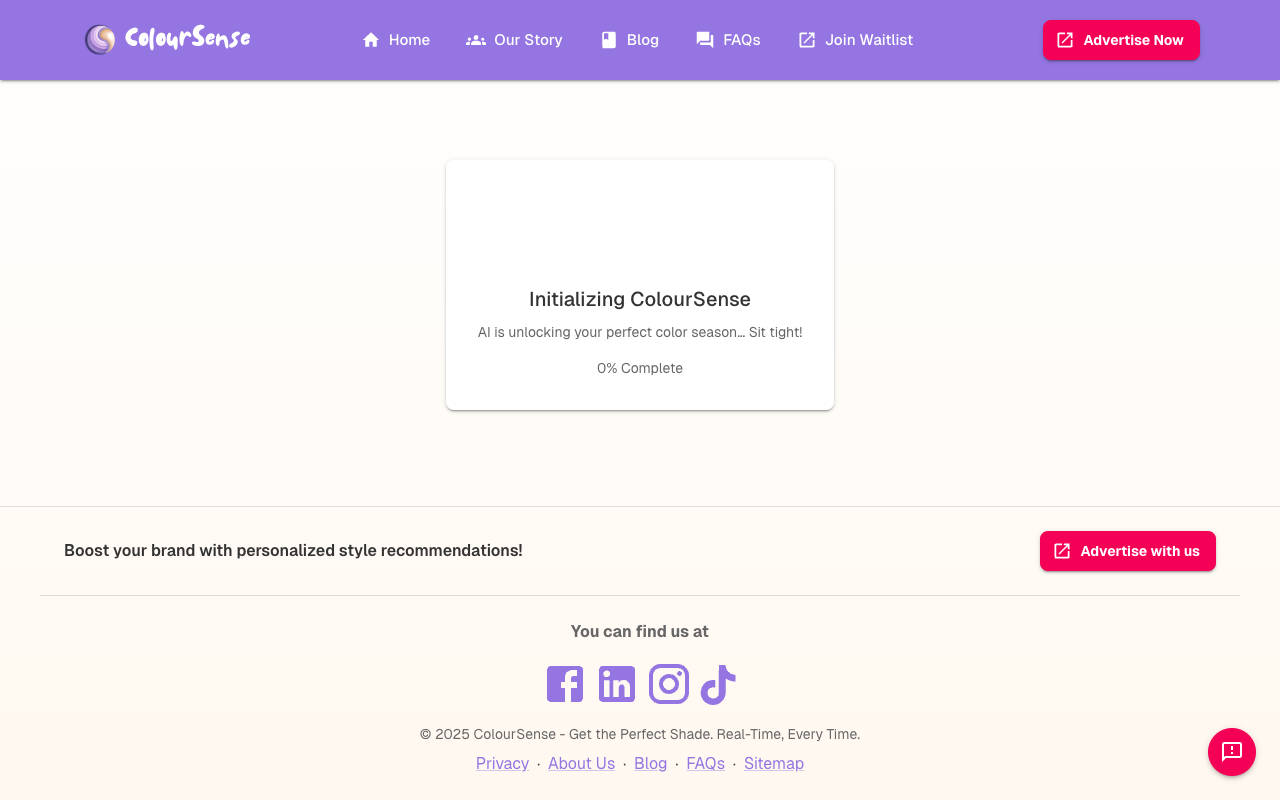 ColourSense - Discover the perfect colors for your skin instantly AI Fashion
