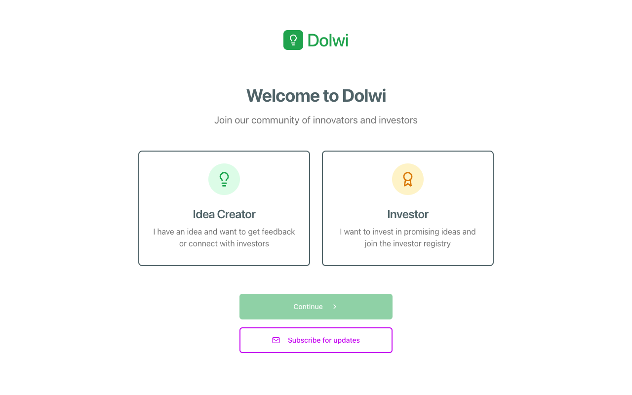 Dolwi - A smart tool to test your business ideas AI Business