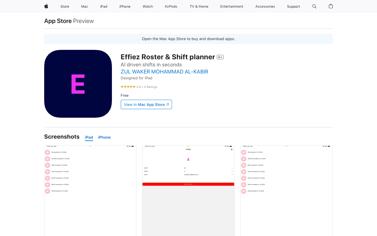 AI智能排班神器Effiez beta：3秒生成排班表，轻松提升工作效率！