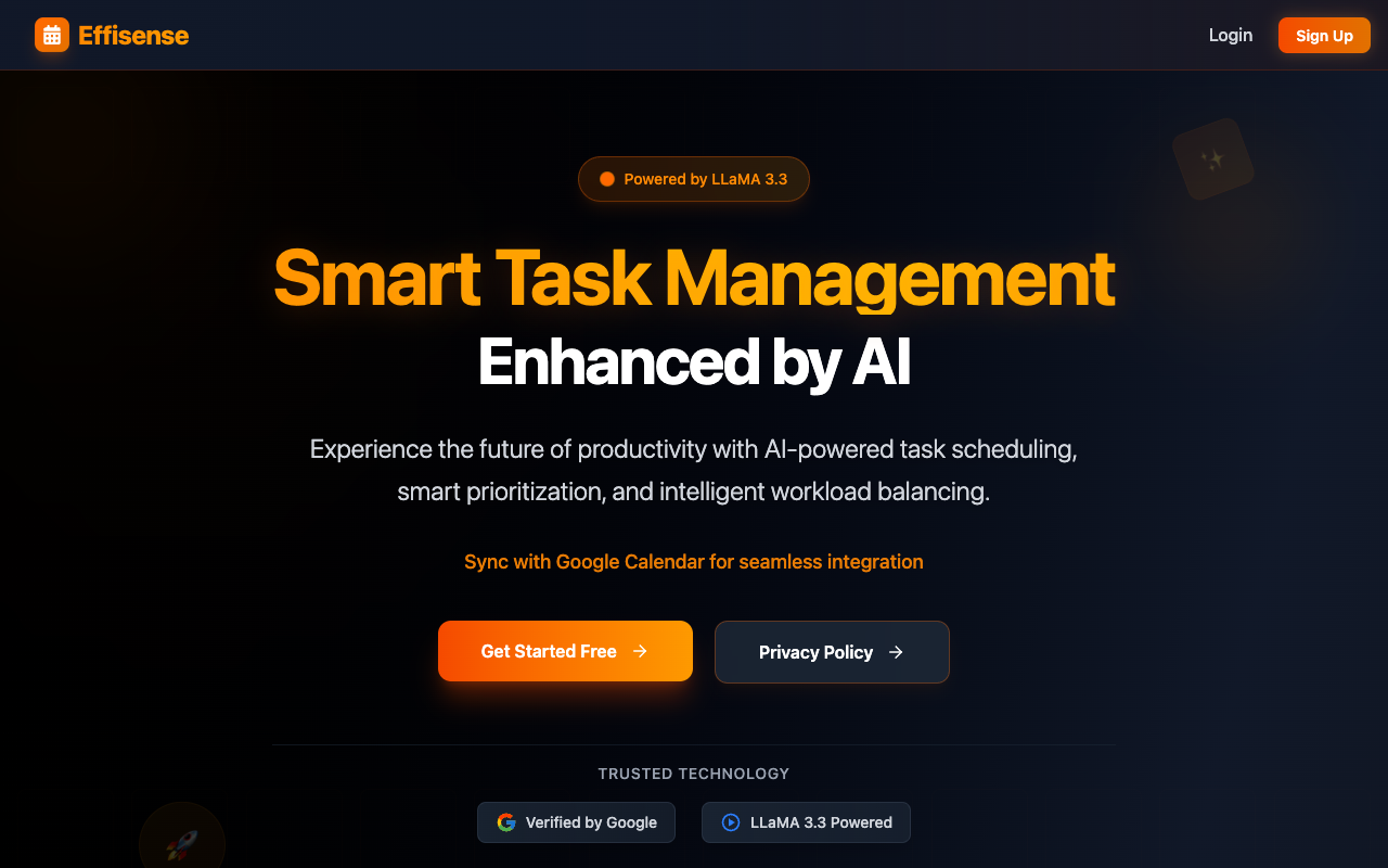 Effisense - Smart Task Management that Helps You Finish More AI Productivity Task Management