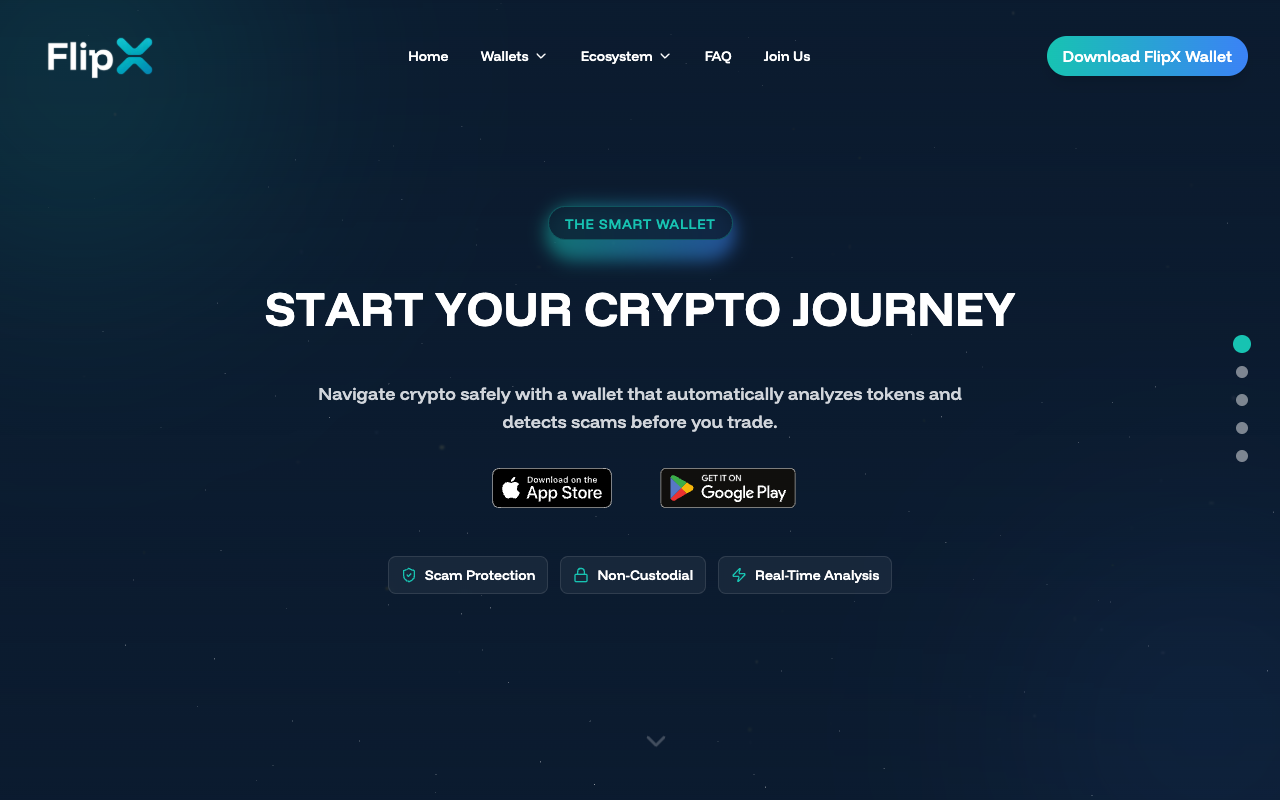FlipX：跨链加密钱包新选择，AI驱动、零Gas费交易引领智能投资