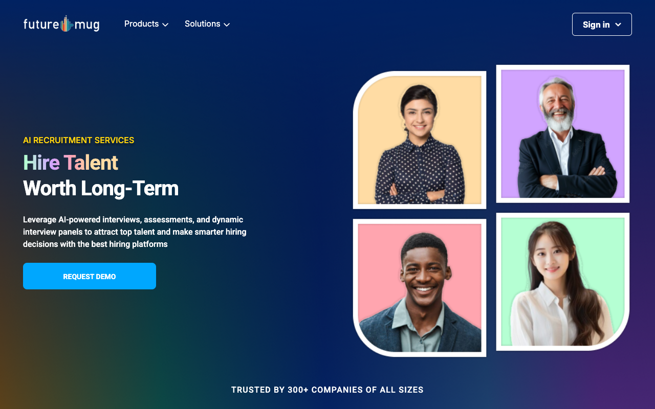Futuremug - An AI-powered HR tech platform for seamless hiring and assessments HR AI recruitment