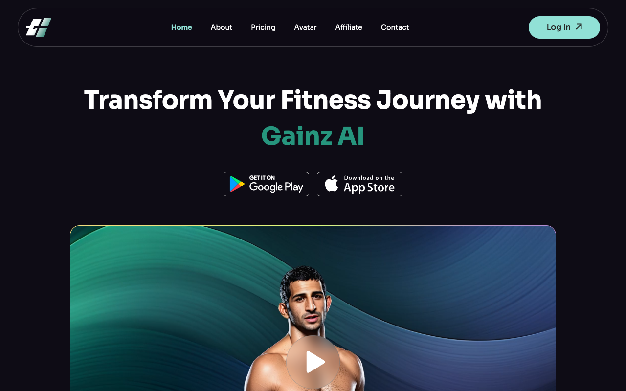 Gainz AI - Personalized Fitness Training with Virtual Athlete Avatars AI Fitness