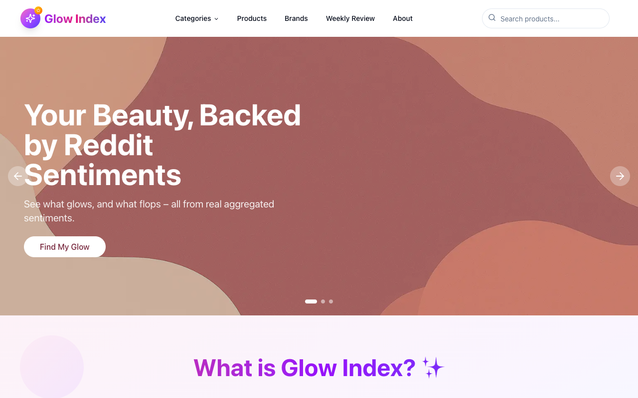 GlowIndex揭秘：基于Reddit真实口碑的美妆神器，告别踩雷！