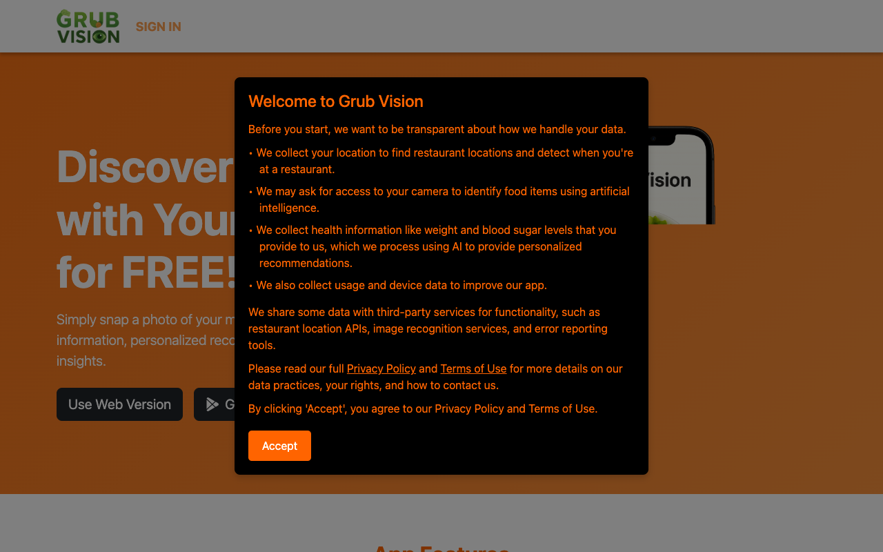 AI拍照识营养！Grub Vision免费工具助你吃出健康人生