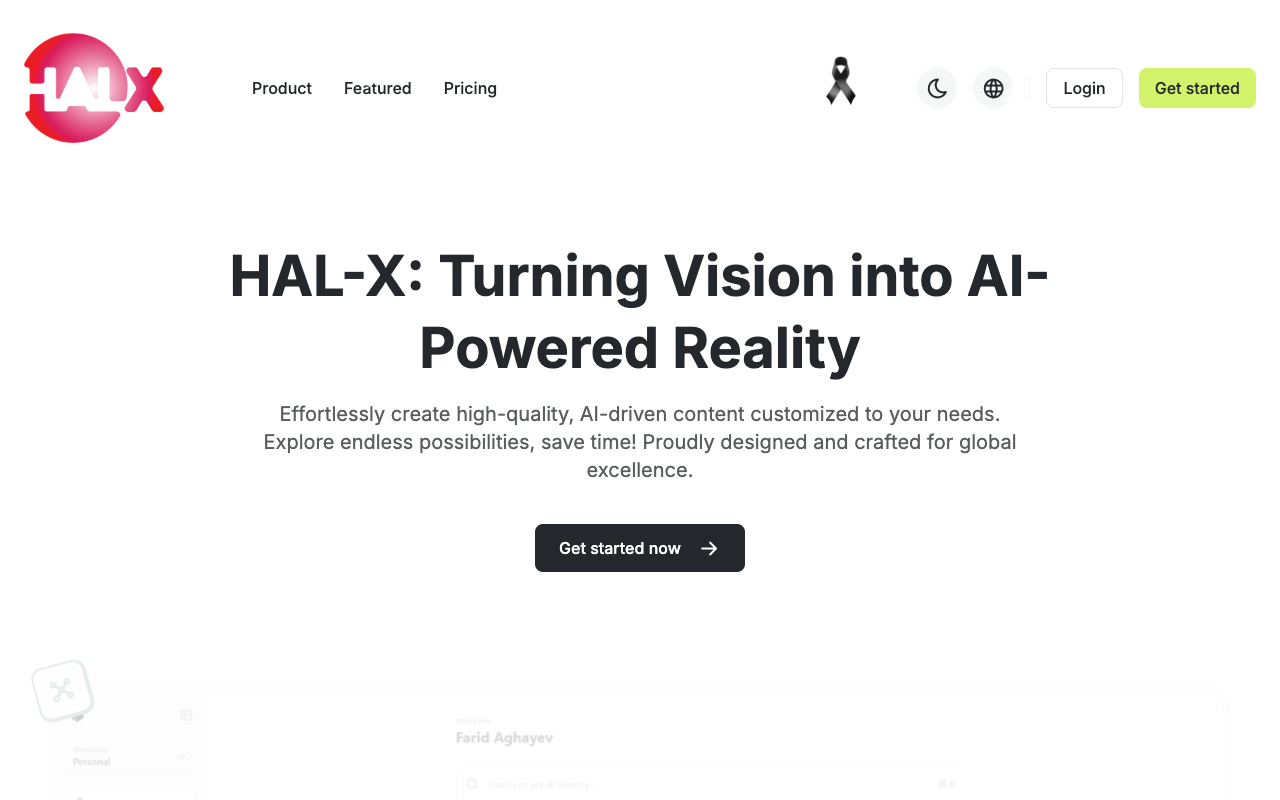 HAL-X - Your Hub for Innovative AI Tools and Solutions AI Technology