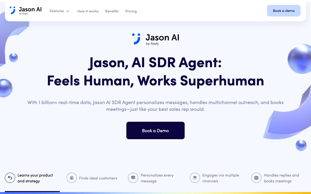 Jason AI SDR 2.0 by Reply.io - Enhance Your Cold Outreach with AI AI Sales