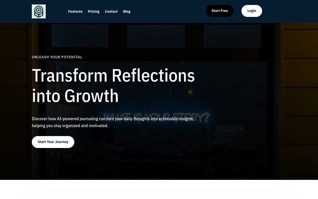 Journiq - An AI journal that helps you organize your thoughts AI Productivity