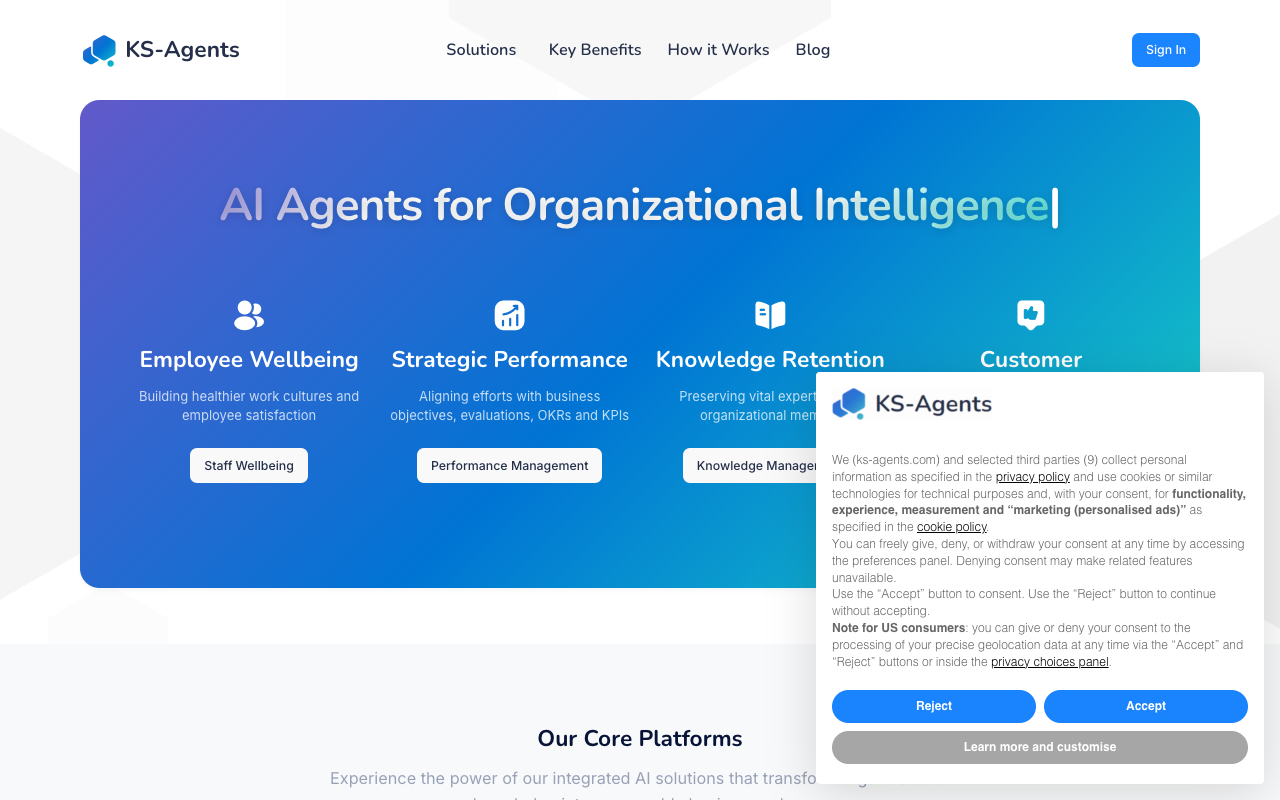 KS-Agents - An AI tool to help HR and boost teamwork AI HR Technology