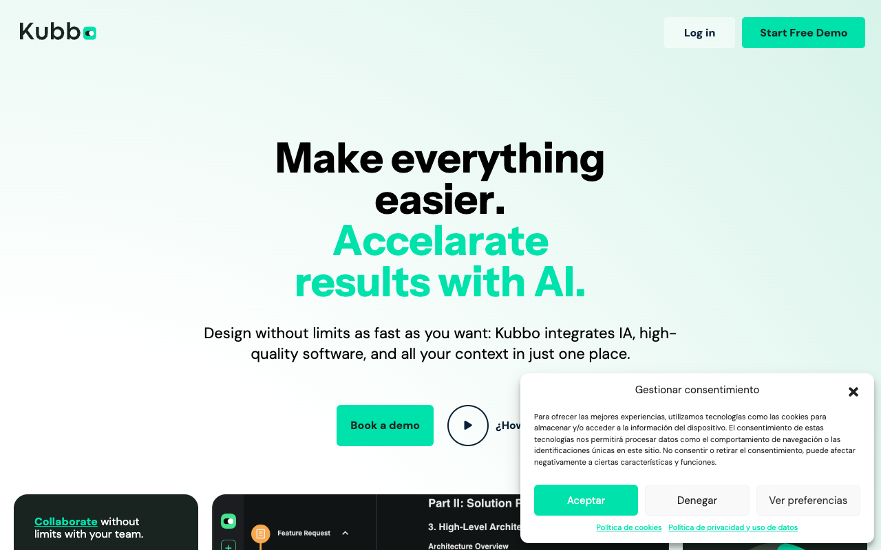 Kubbo AI - Make software design easy and fast with AI AI Software Development