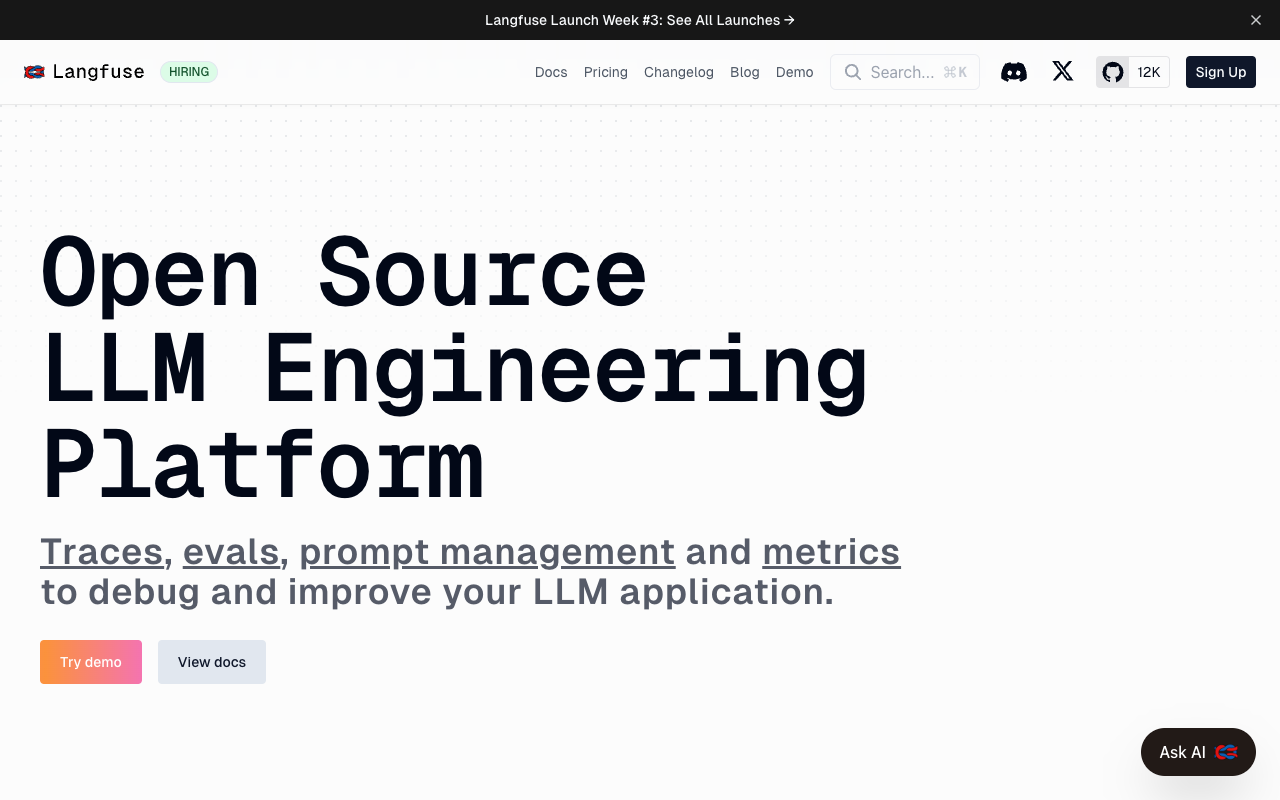 Langfuse - Custom Dashboards for Deep Insights into Your LLM Application Data LLM open-source analytics