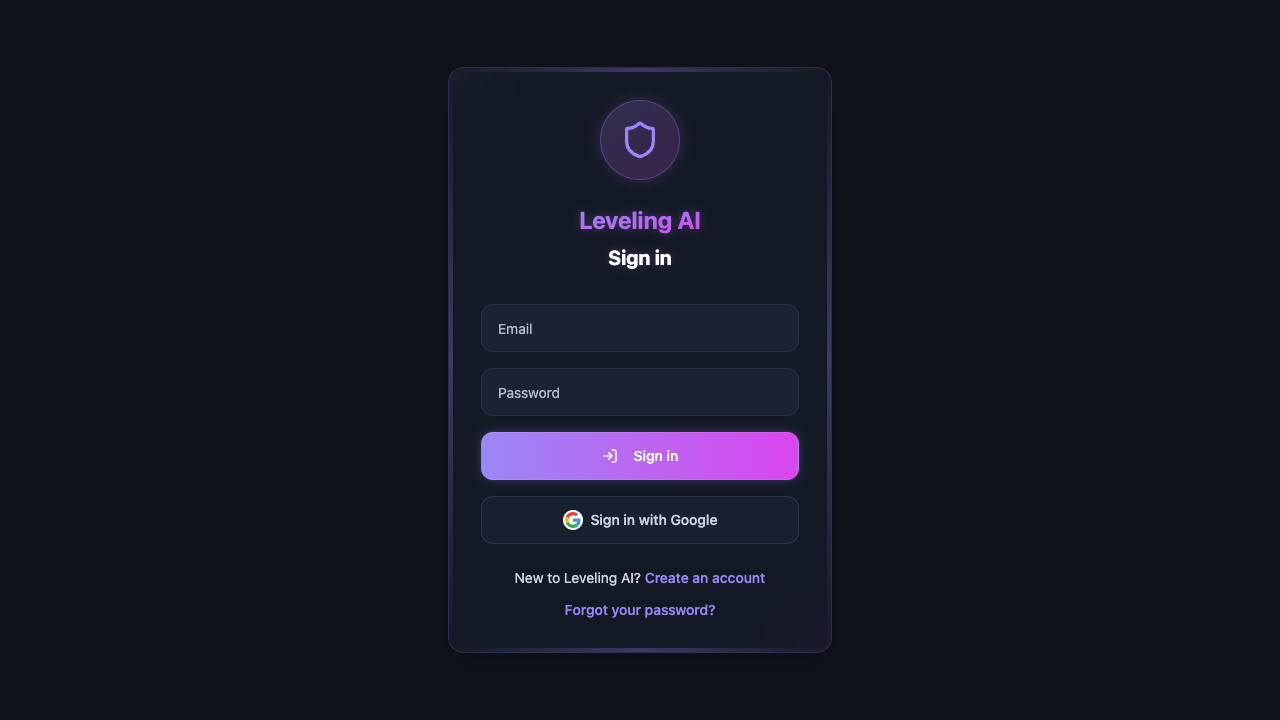 Leveling AI - Gamify your goals with automated missions and roadmaps gamification productivity AI
