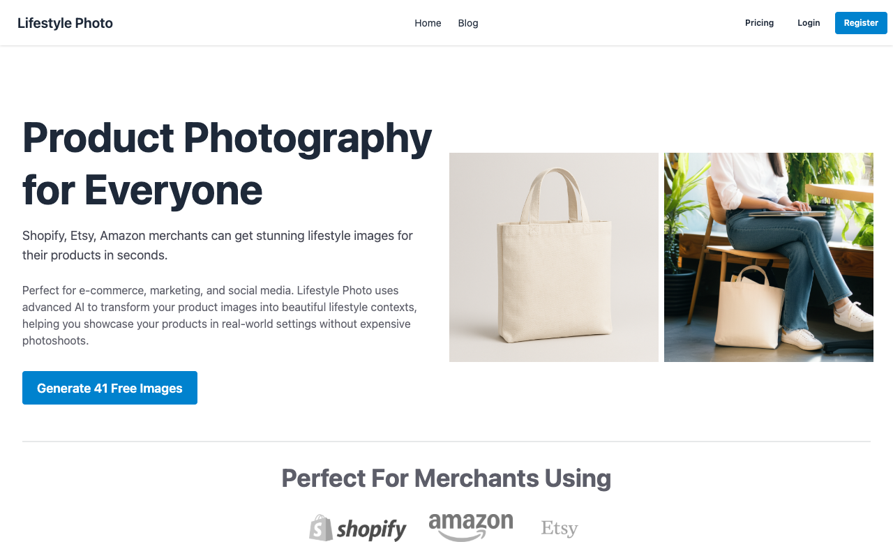 Lifestyle Photo - Create Beautiful Product Photos with AI AI Photography E-commerce