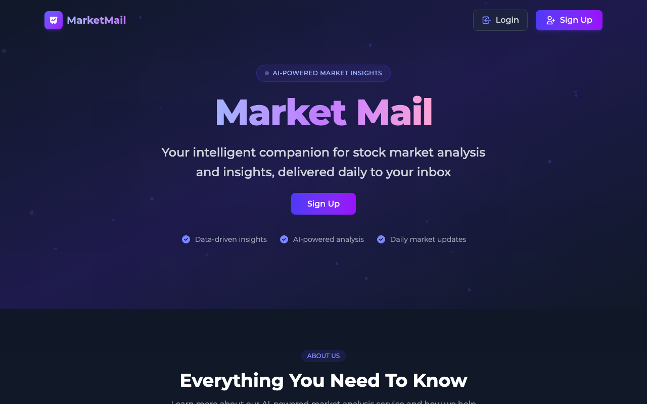 AI助力投资决策！MarketMail每日美股分析报告，新手也能轻松掌握市场动态