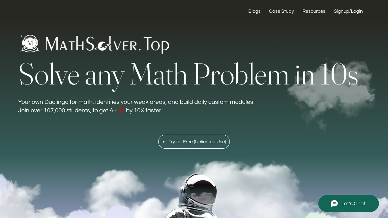 MathSolver.top - Your AI math tutor for easy problem solving AI Education Math