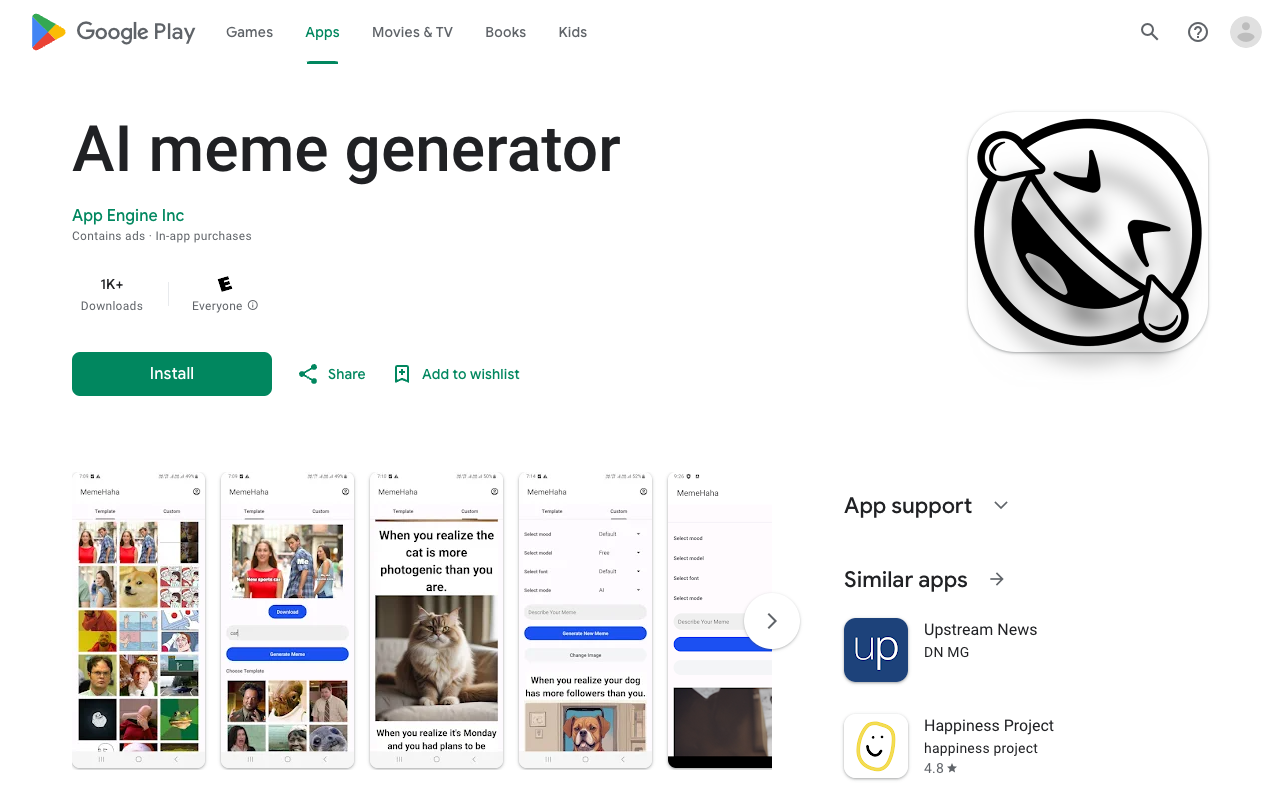 MemeHaha - AI meme generator for Creative Meme Making AI Creativity