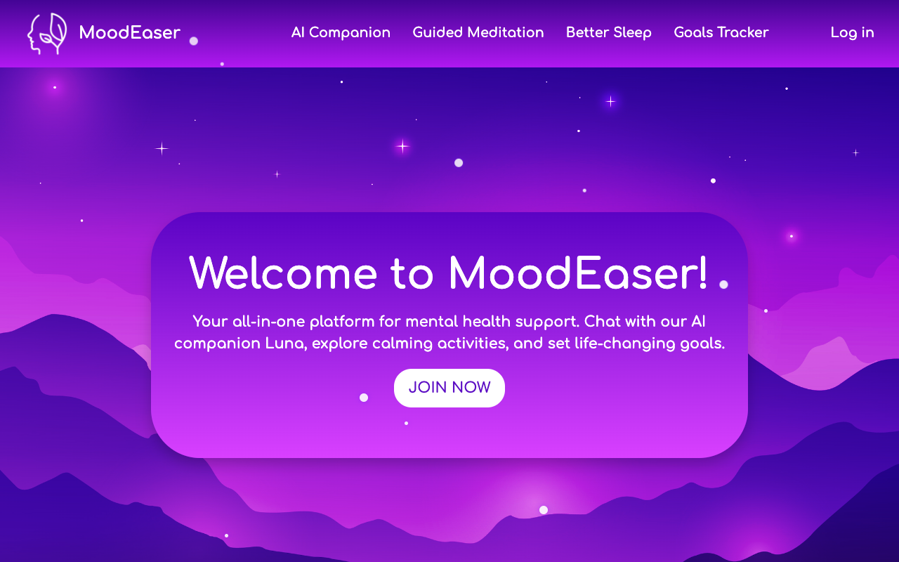 AI心理伴侣Luna上线！MoodEaser用科技守护你的情绪健康