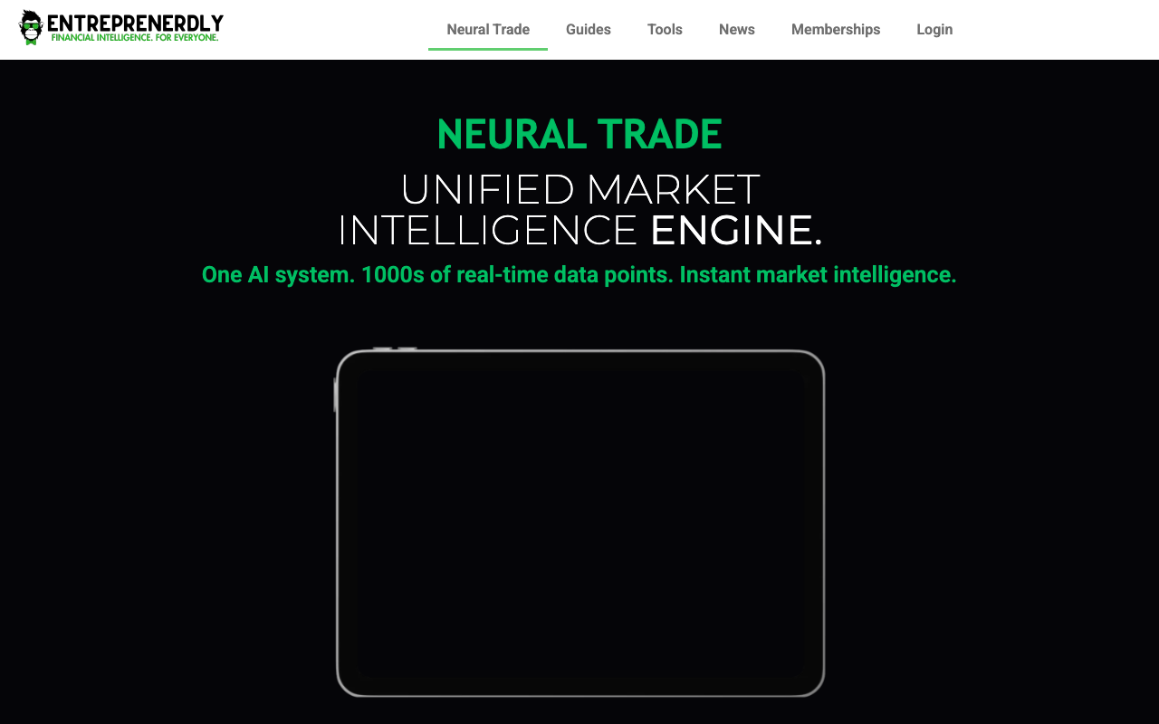 Neural Trade - AI-Driven investment research for better trading decisions AI Investment