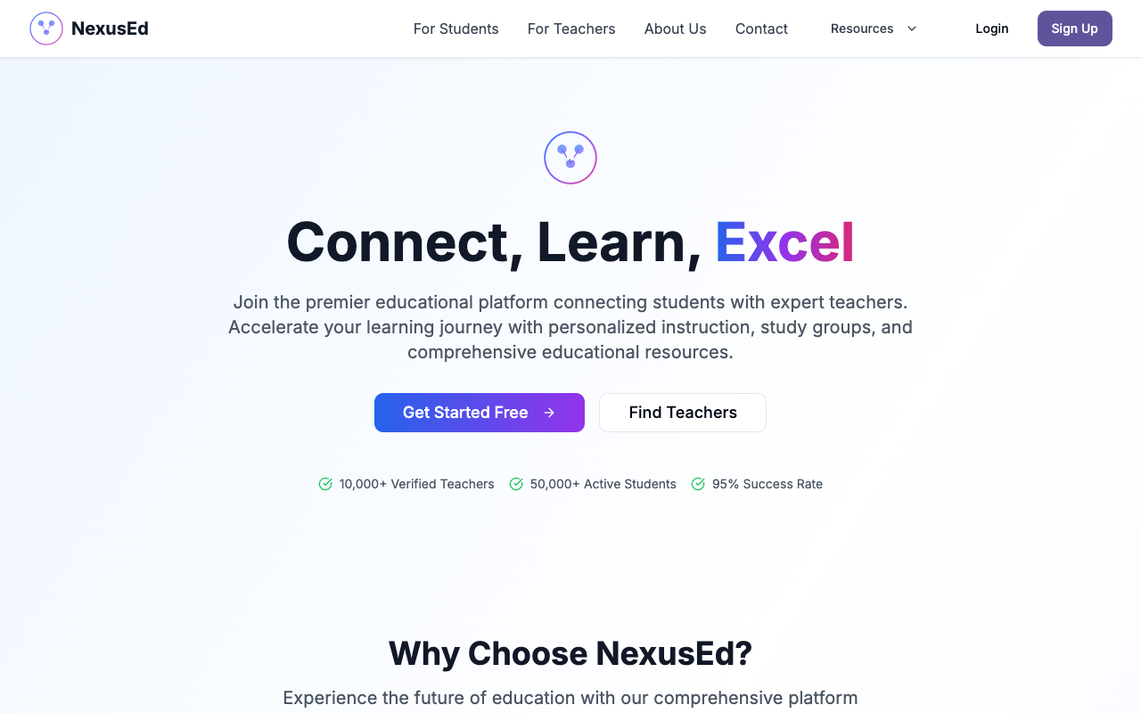 Nexus教育平台：AI驱动个性化学习，颠覆传统教育模式！