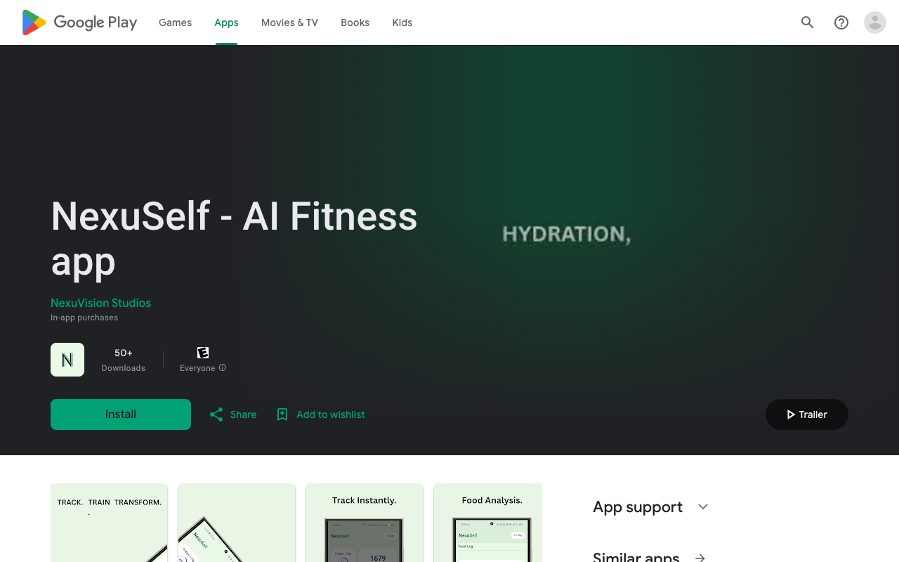 NexuSelf - Your AI-powered virtual health coach, all-in-one fitness AI health-coach