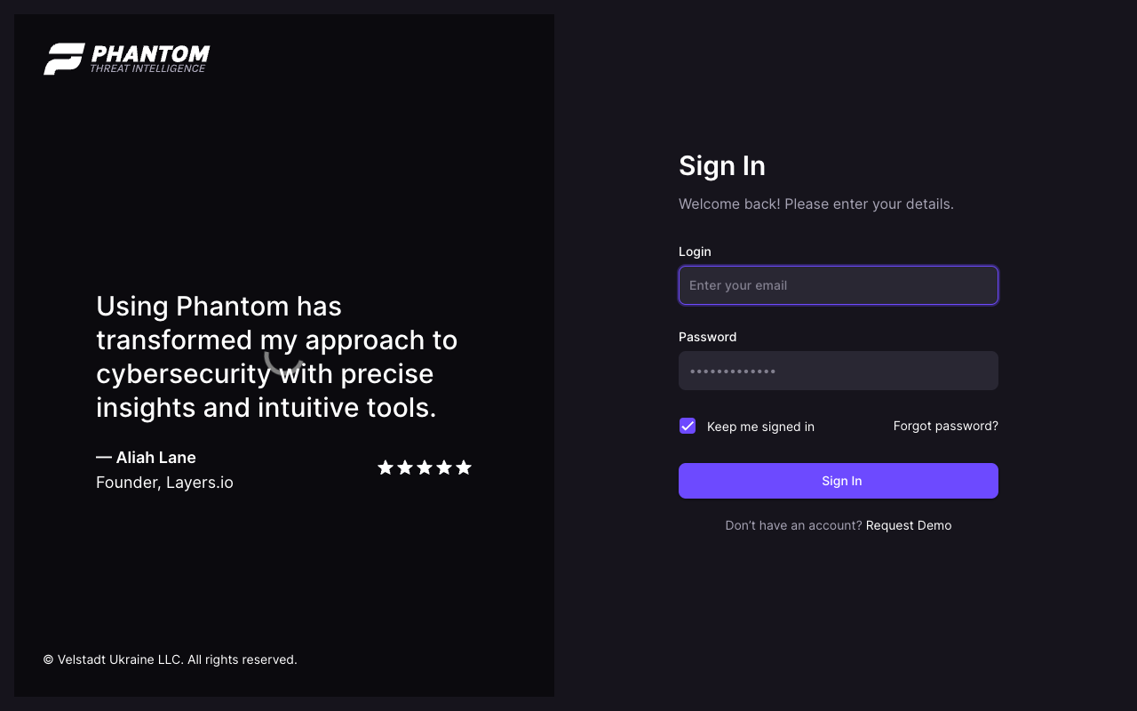 Phantom - Your AI tool for staying safe from cyber threats Cybersecurity AI Technology