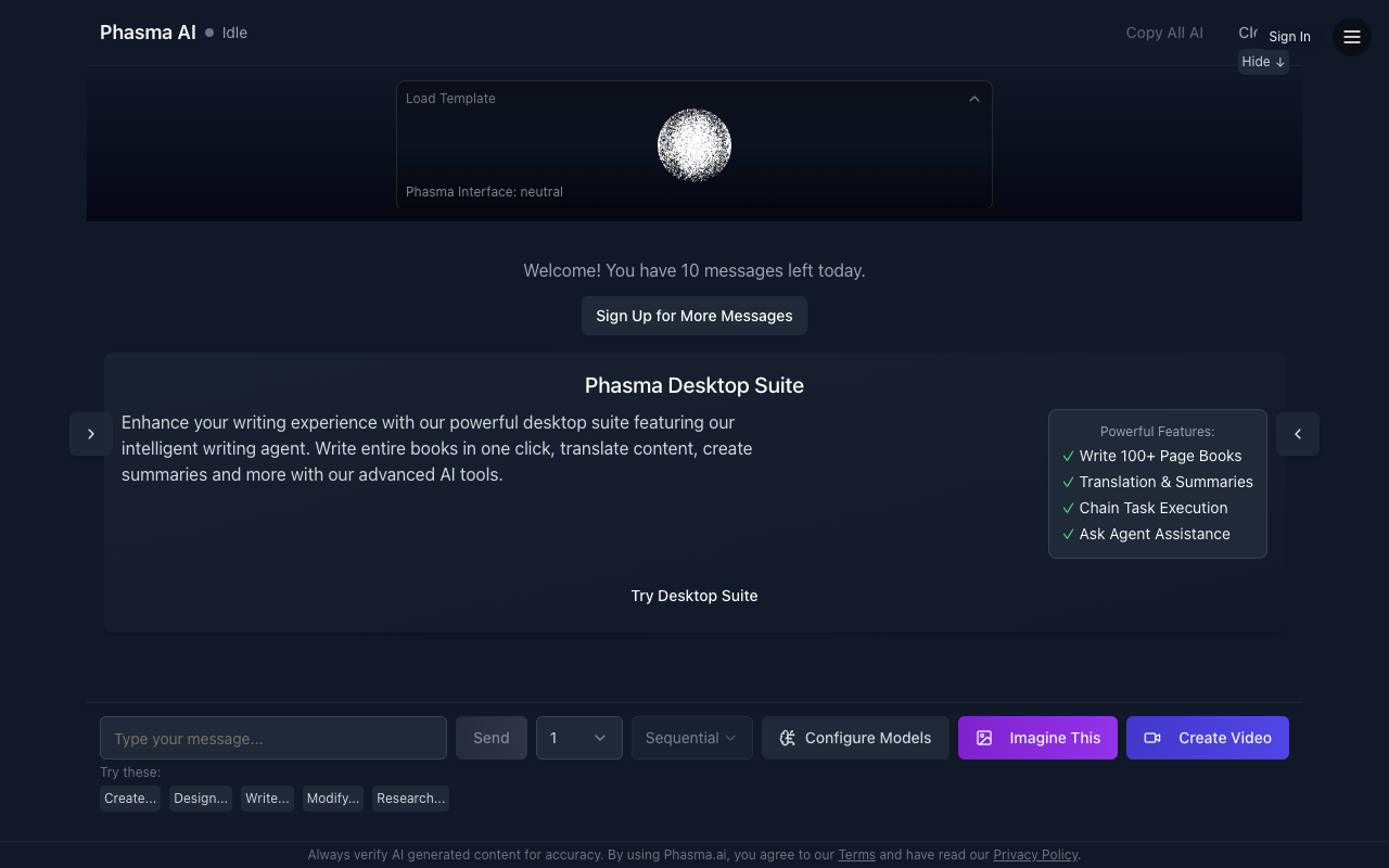 Phasma - Your Dual Writing and Coding Editor AI Writing