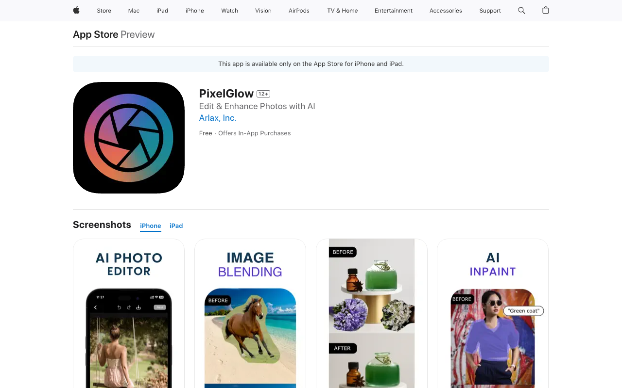 PixelGlow - Seamlessly Merge Image Cutouts with AI AI Photo Editing