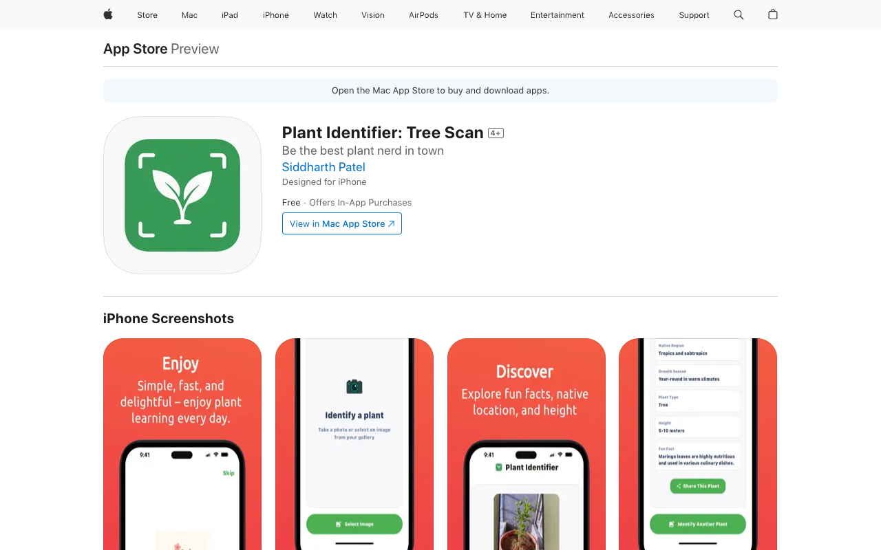 Plant Identifier - An app that helps you discover plants with just one snap plant-identification AI education
