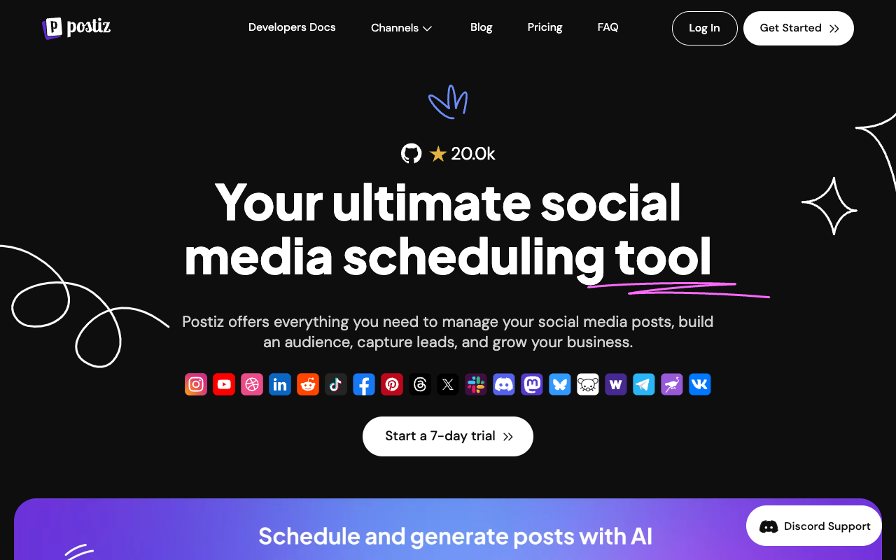 Postiz v2 - Your Ultimate AI Social Media Scheduling Tool Social Media AI Marketing