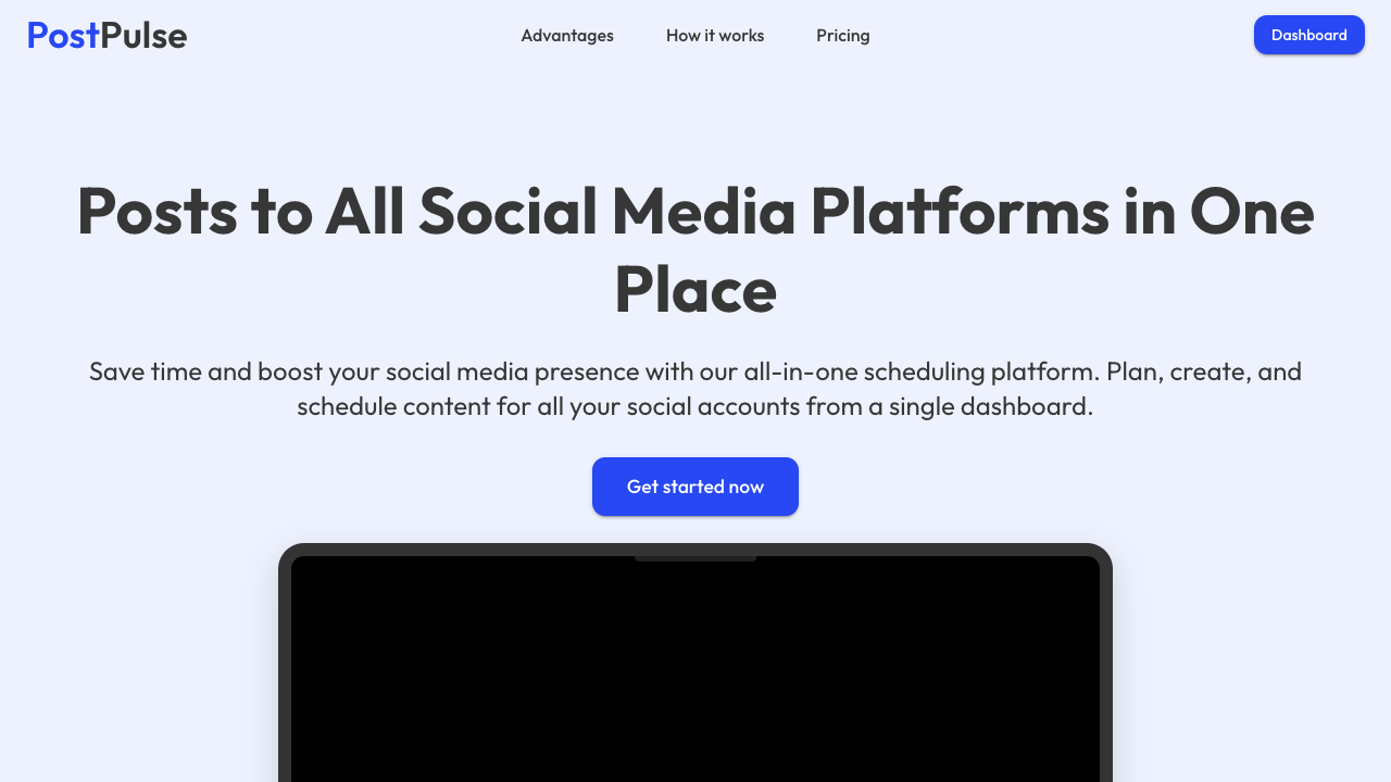 PostPulse - Your AI helper for social media planning AI Social Media Analytics