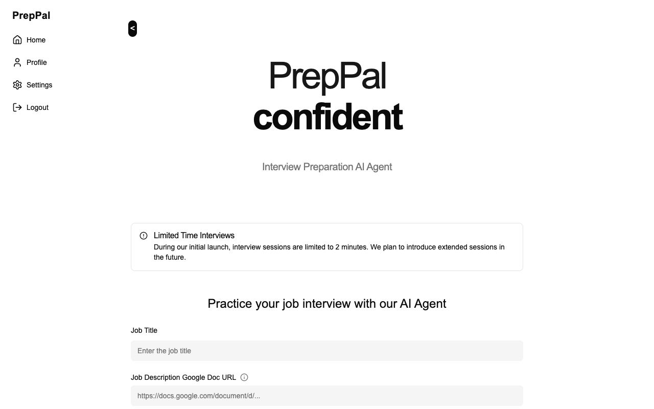 PrepPal AI - Your Interview Preparation AI Assistant AI Job Interview