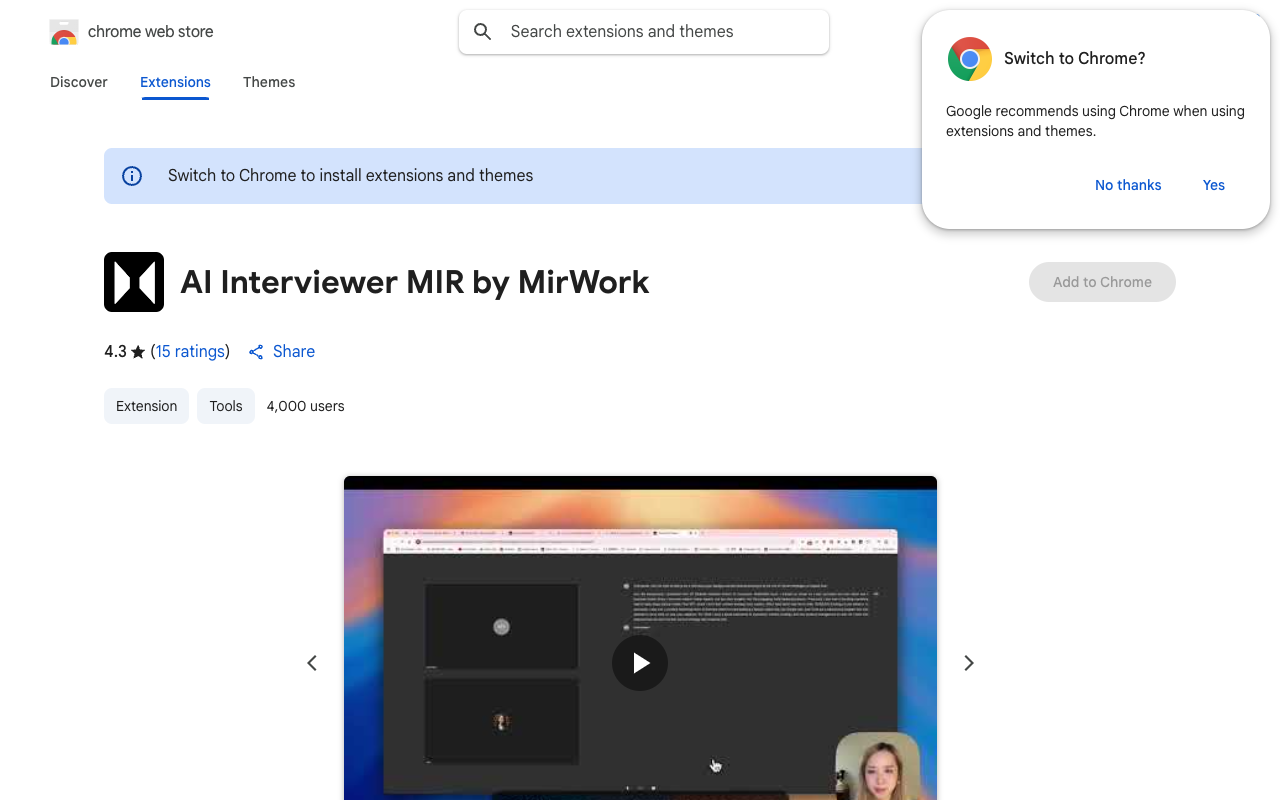 Quick Mock - Practice job interviews with AI help AI Interviews Career