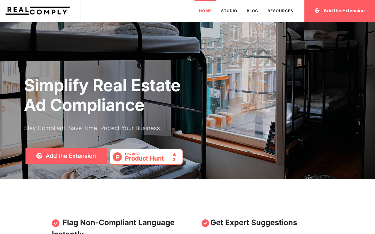 RealComply - A tool to help you follow housing rules easily Real Estate Compliance AI