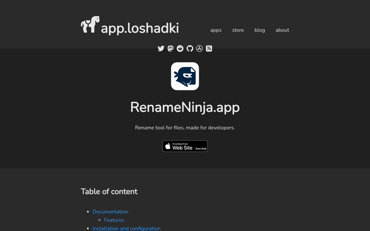 RenameNinja - A tool for developers to batch rename files Development Tools File Management