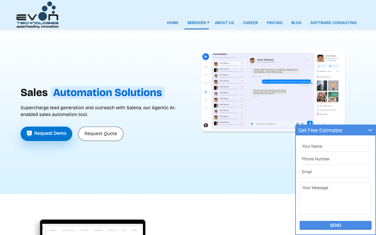 Salena - Your AI helper for making sales easier AI Sales Automation