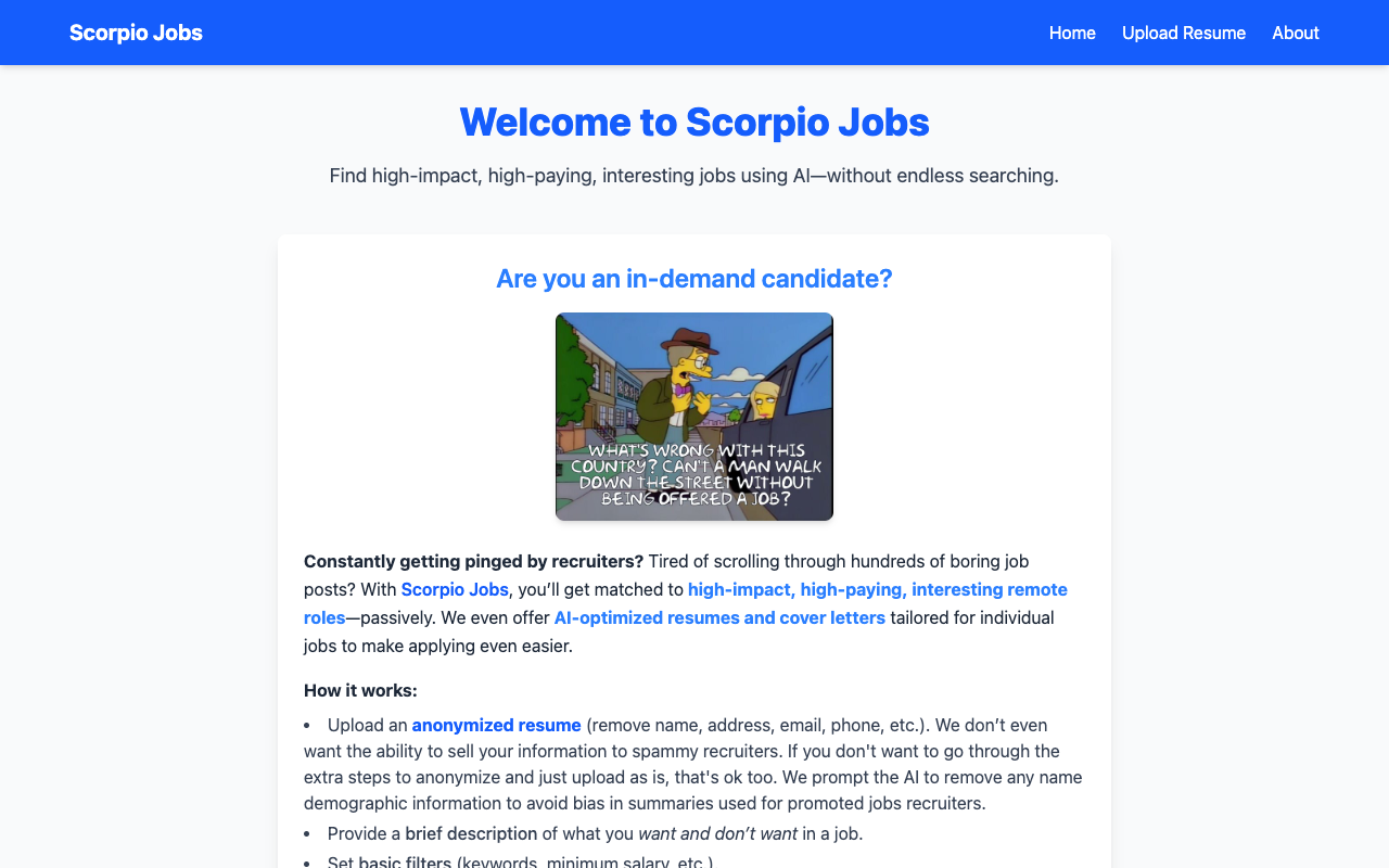 Scorpio Jobs - Find high-paying remote jobs you will love AI Jobs Remote