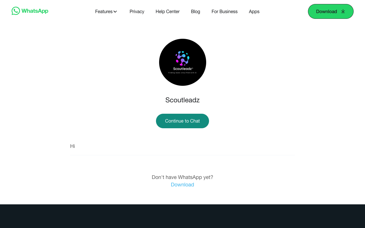 Scoutleadz - Your AI-powered B2B lead generation assistant AI B2B