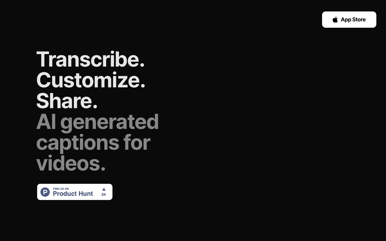 Scribo - Create Stunning AI Captions for Your Videos AI captions video