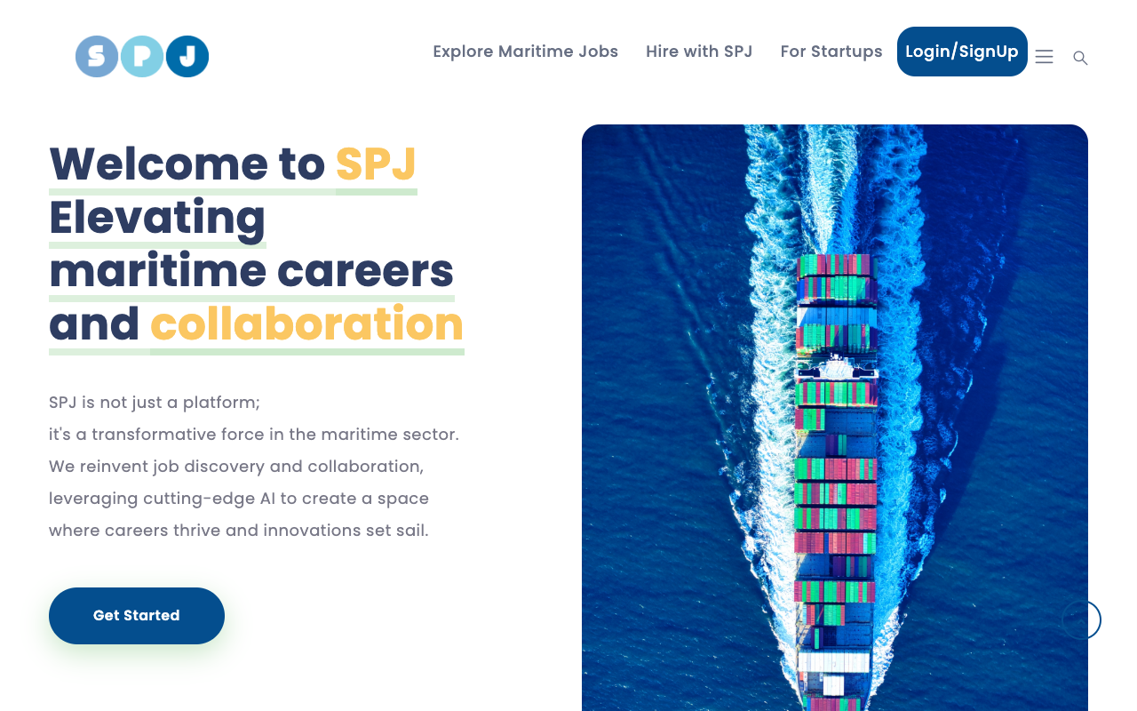 SeaPlatformJob - An AI-powered hub connecting maritime job seekers and companies maritime AI job-search