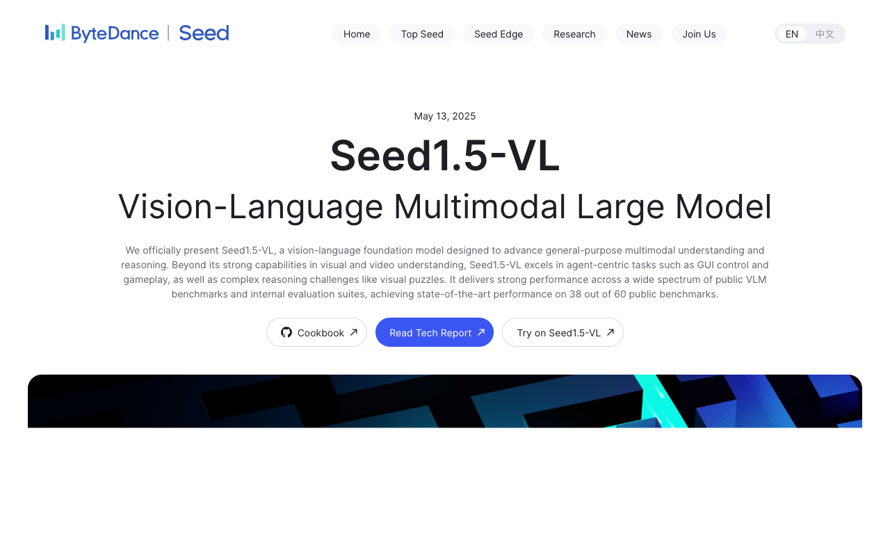 Seed1.5-VL - A smart AI that understands pictures and words AI Technology Research
