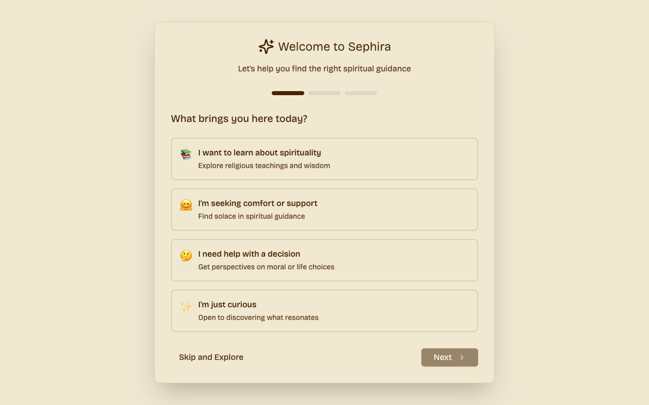 Sephira - Your AI spiritual guide for life’s big questions AI Spirituality Philosophy