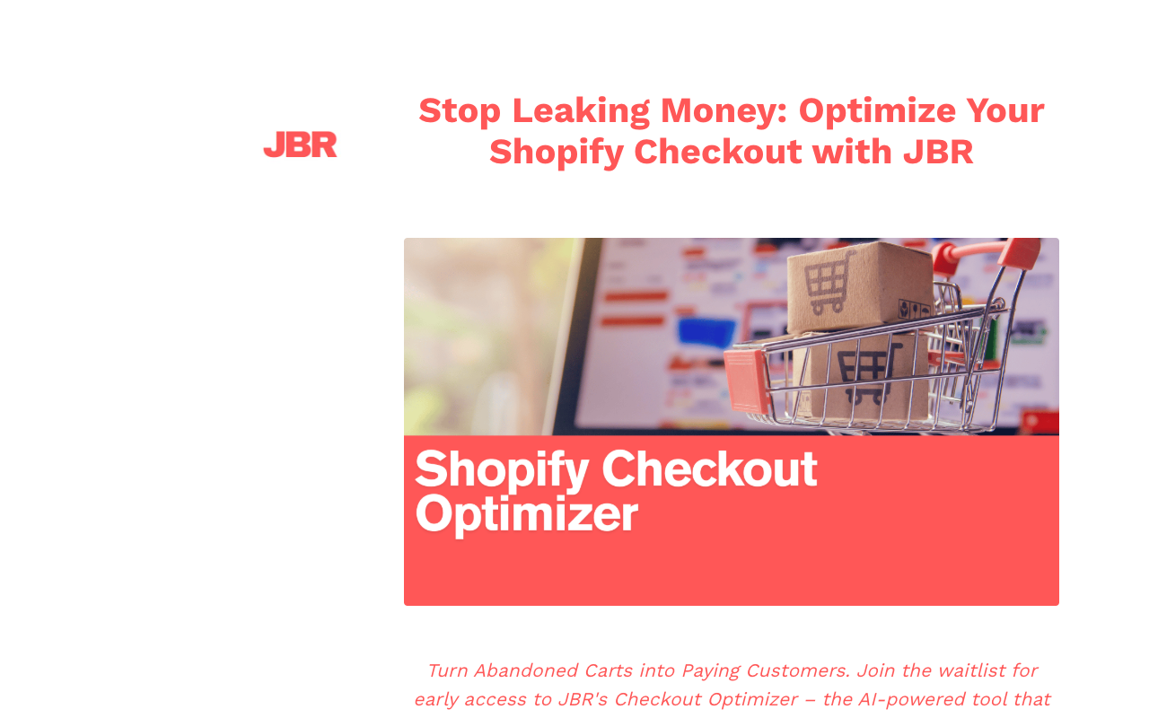 Shopify Checkout Optimizer - Fix Your Store’s Checkout to Get More Sales AI E-commerce Optimization