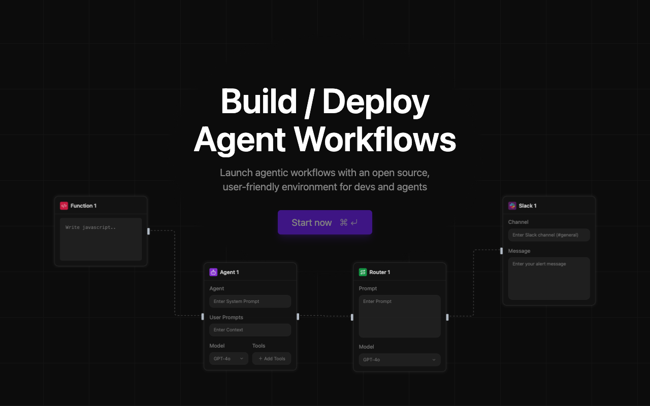 Sim Studio - A simple tool to connect AI agents for teamwork and tasks AI collaboration automation