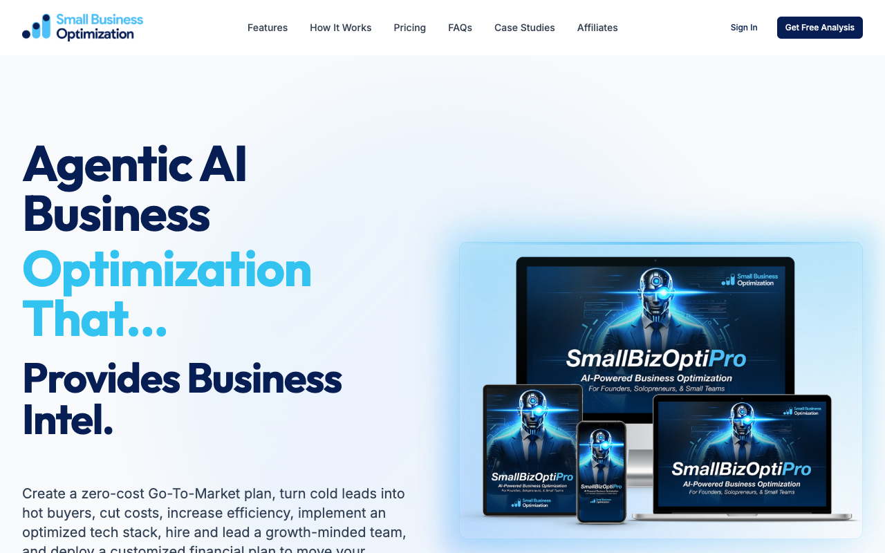SmallBizOptiPro™：零成本引爆增长！3分钟打造高效商业引擎