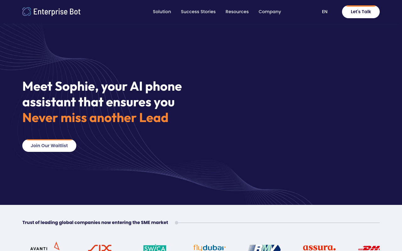 Sophie - Your 24/7 AI voice assistant for lead qualification and meeting scheduling AI Voice Bot Automation