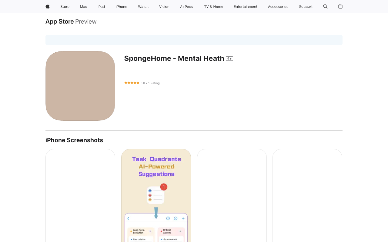 SpongeHome 2.0 - AI-Powered Tool for Emotional Wellness and Daily Joy AI Wellness