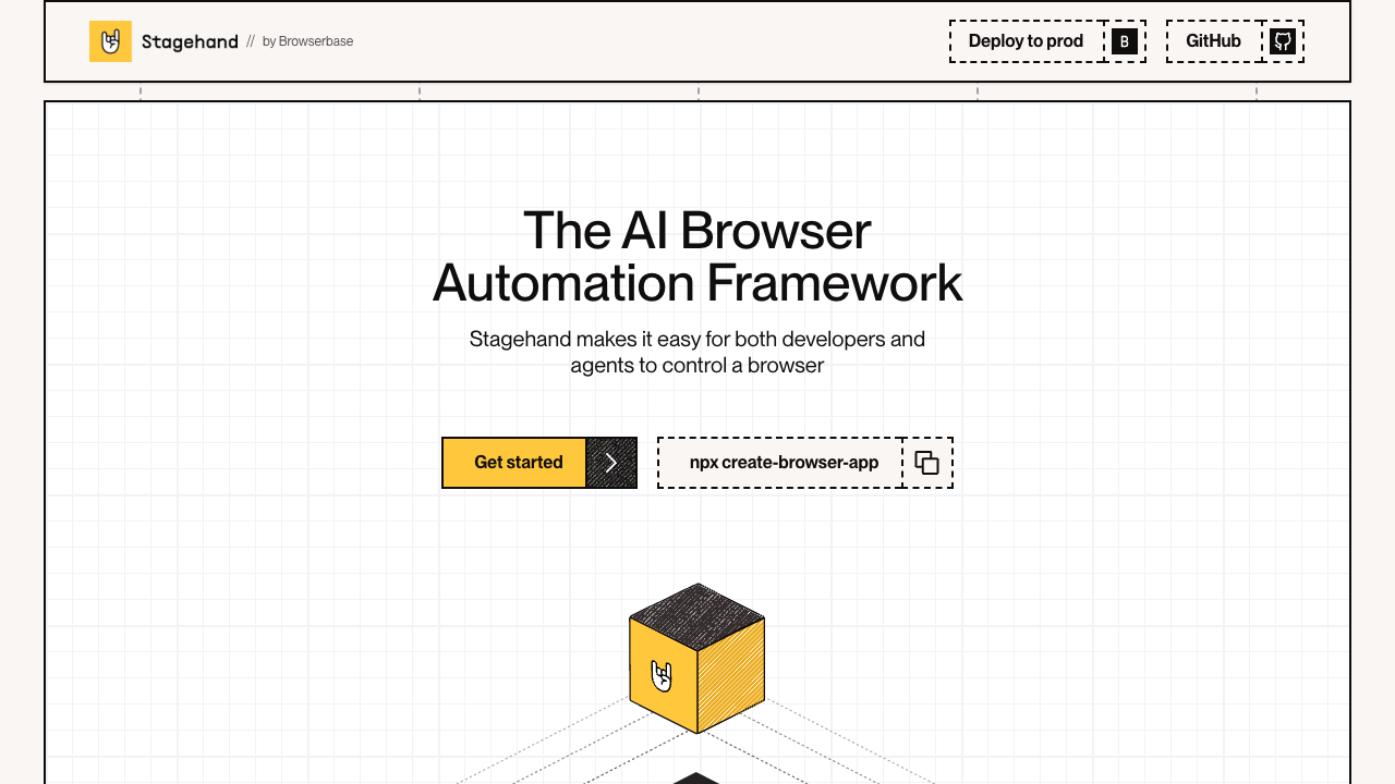 Stagehand - A simple tool for AI browser automation AI Automation Development