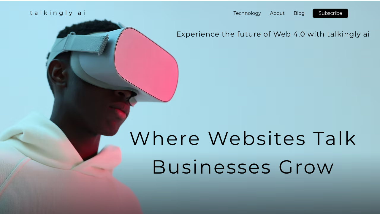 Talky - A smart conversational agent that makes your website sentient AI conversational-agent web-technology
