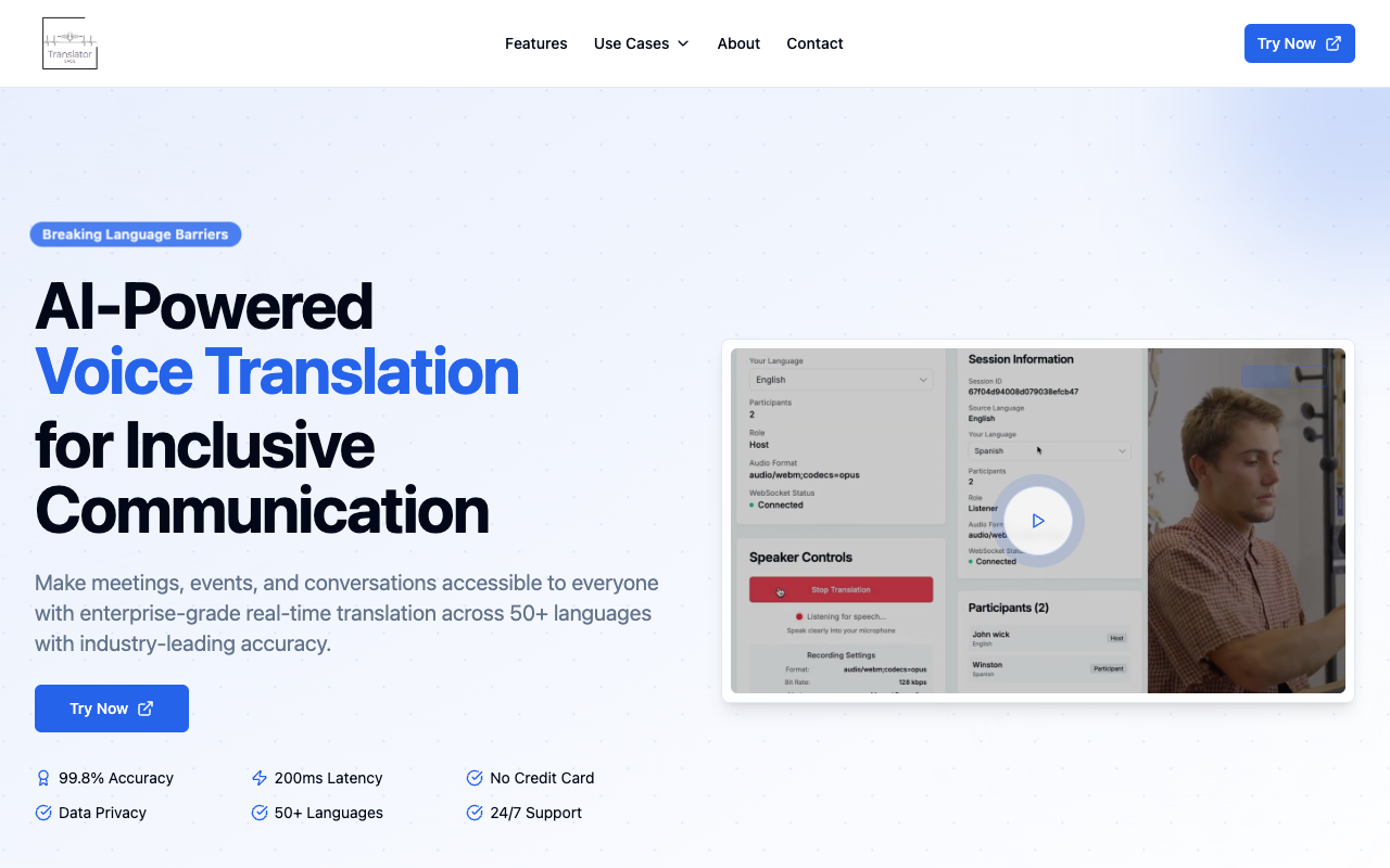 Translator Sage - A smart tool for talking in many languages AI Translation Communication